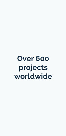 Over 600 Projects Worldwide